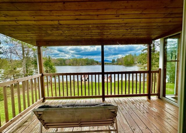 Le balcon à Juliette au chalet du Domaine